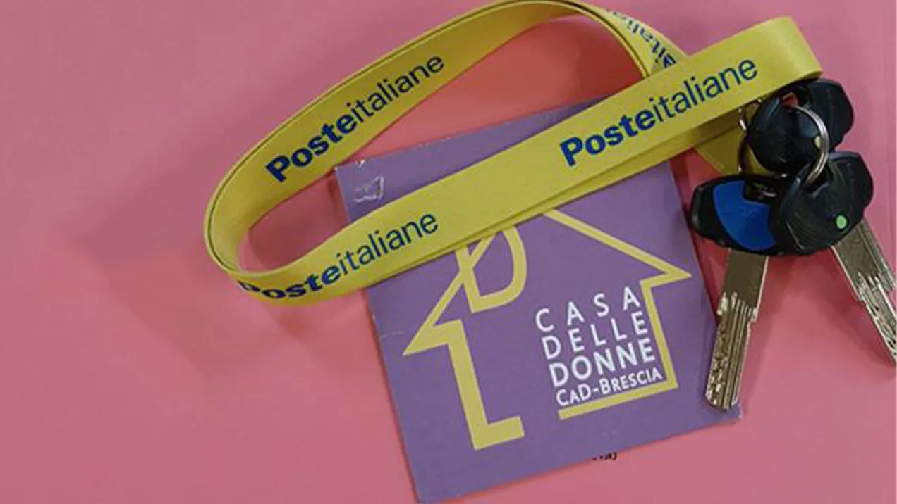 Portachiavi Poste Italiane casa delle donne