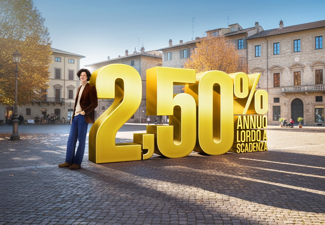 ragazzo riccio appoggiato a numero gigante