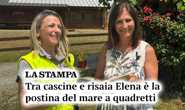 Elena, portalettere tra risaie e cascine: “Porto gioia nelle aree più lontane”