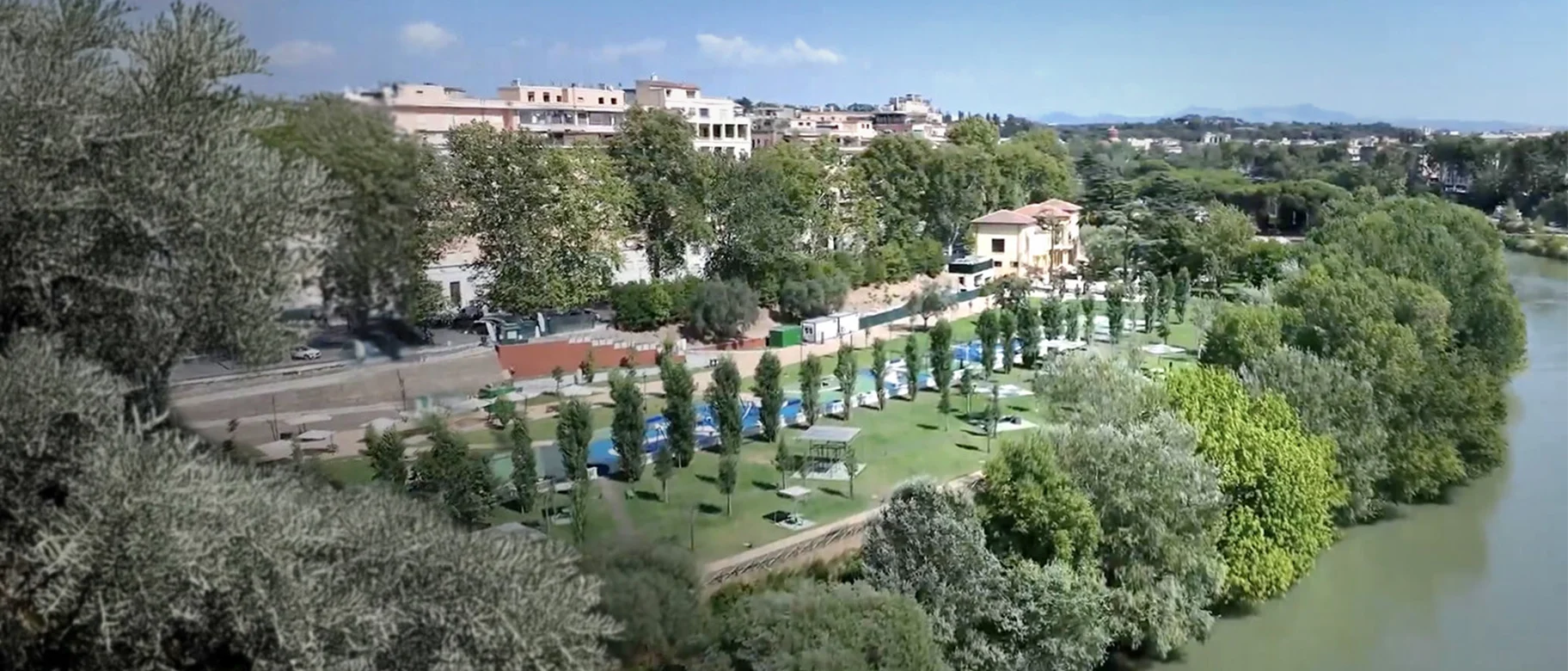 Casina Poste dall'alto