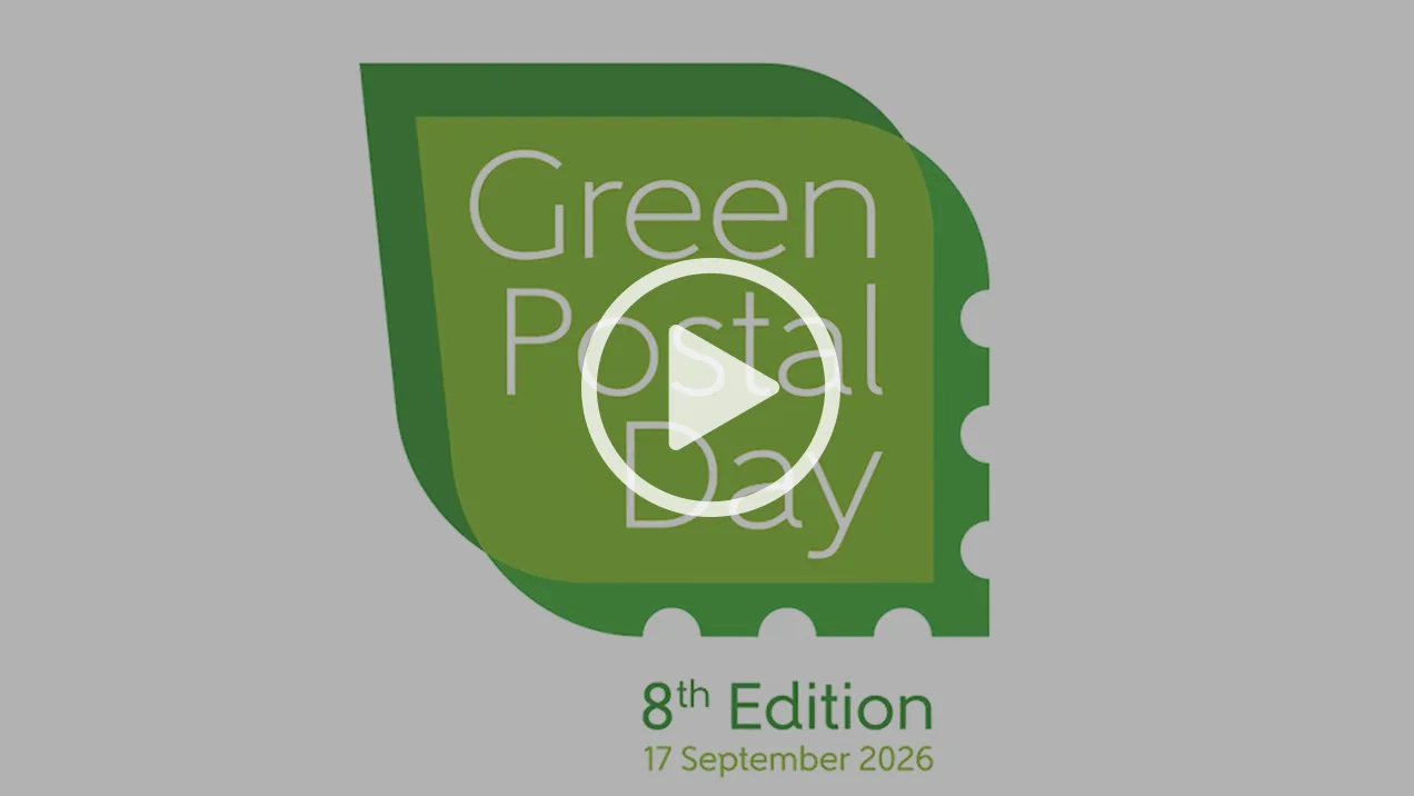Card Video Green Postal Day