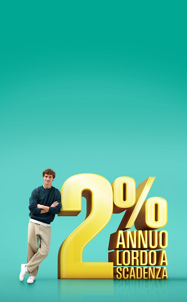 Deposito Supersmart Young 2% annuo lordo a scadenza