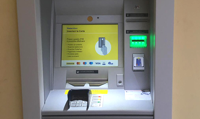Ancona, un nuovo ATM Postamat di ultima generazione a Staffolo