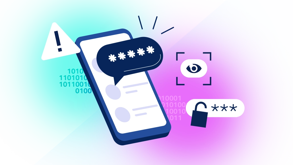Cellulare con iconcine su sfondo colorato