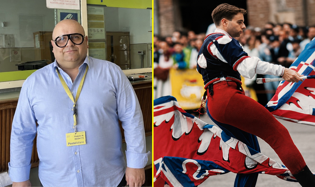 Federico, direttore di ufficio postale a Ferrara e la passione per l’antico Palio