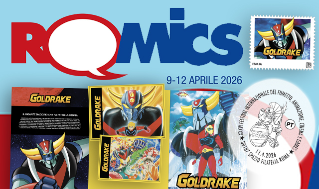 Torna Romics, Poste Italiane protagonista nel segno di Goldrake