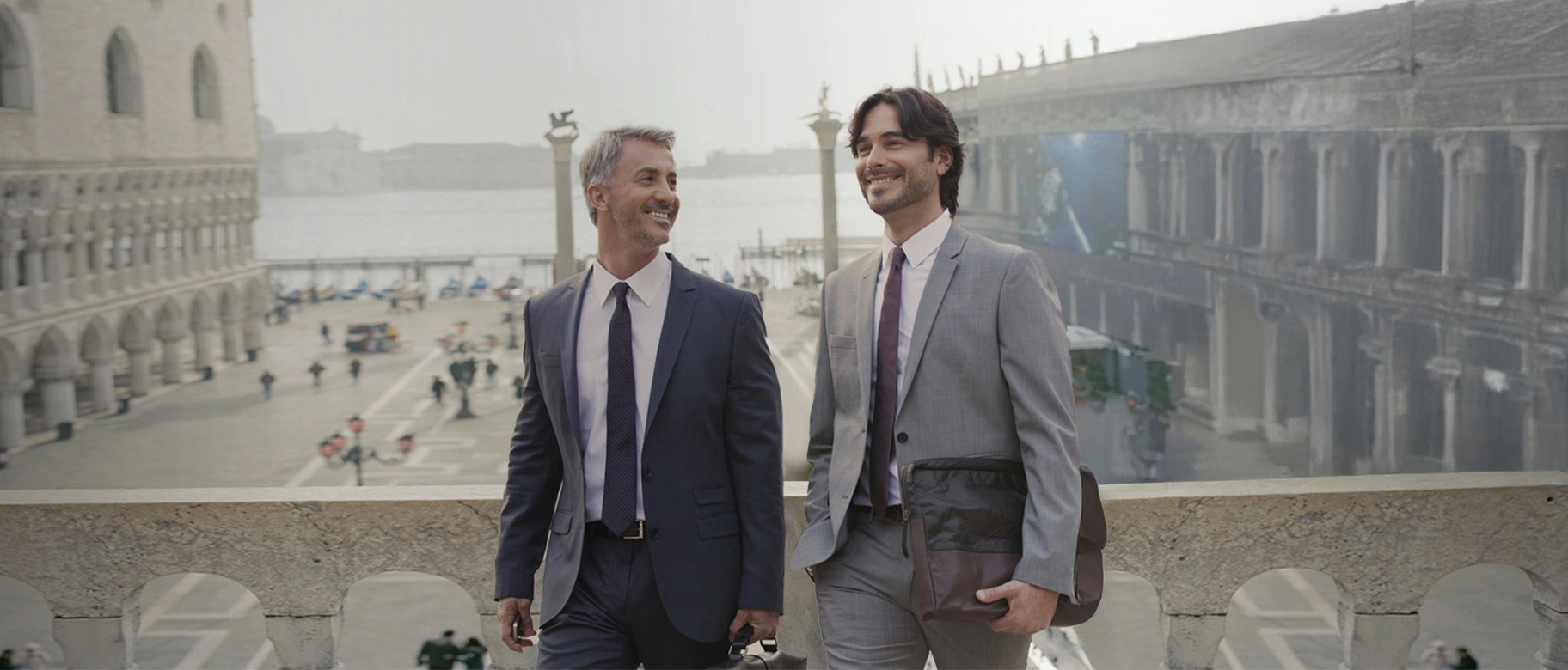 Persone eleganti a Venezia