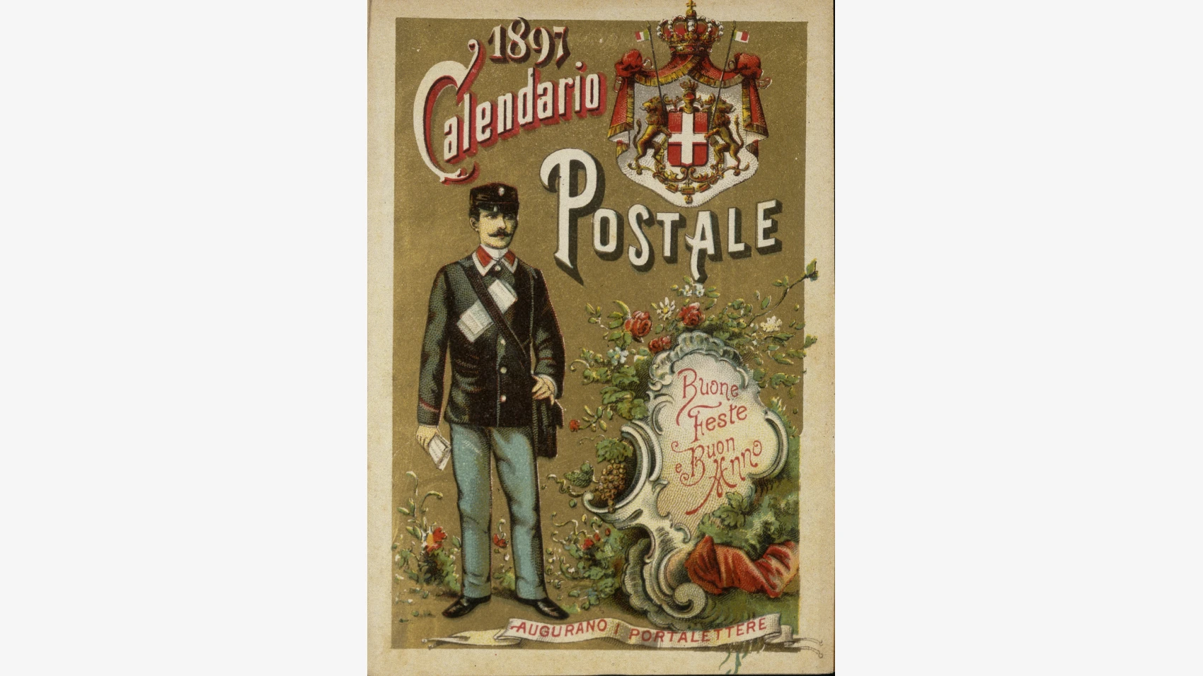 Calendario postale del 1897