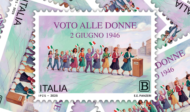 2 giugno: un francobollo per celebrare il voto alle donne