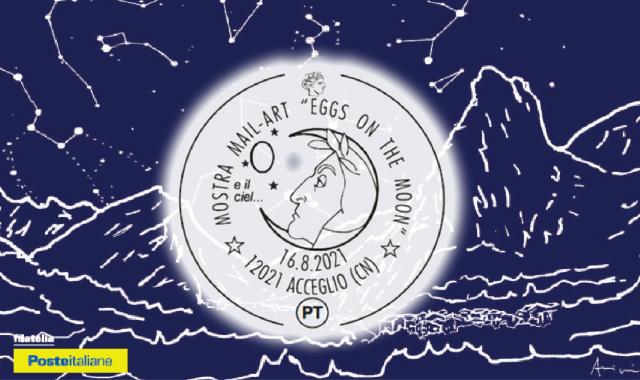 Poste partecipa alla mostra di mail–art “Eggs on the Moon” ad Acceglio