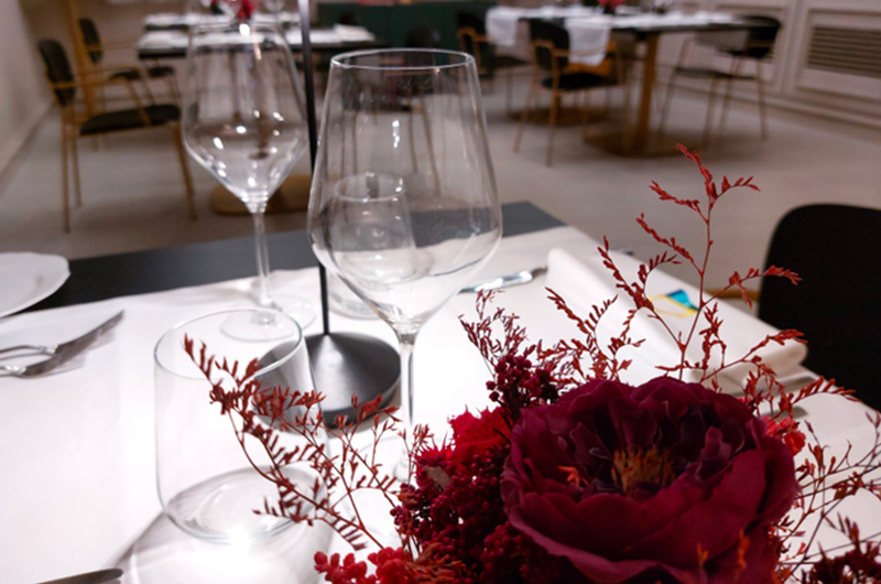 Casina poste tavola ristorante