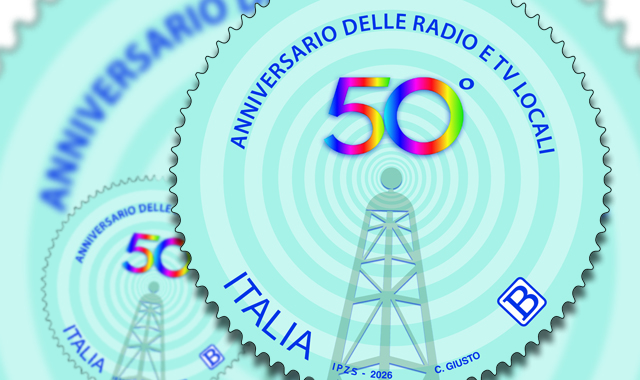 Poste: un francobollo per i 50 anni delle radio e tv locali
