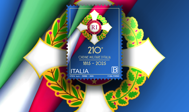 Arriva il francobollo celebrativo dell’Ordine Militare d’Italia