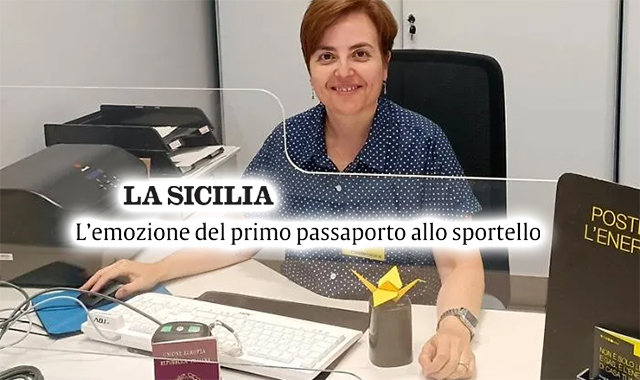 Catania, il primo passaporto e l’origami del cliente: così Polis avvicina le persone