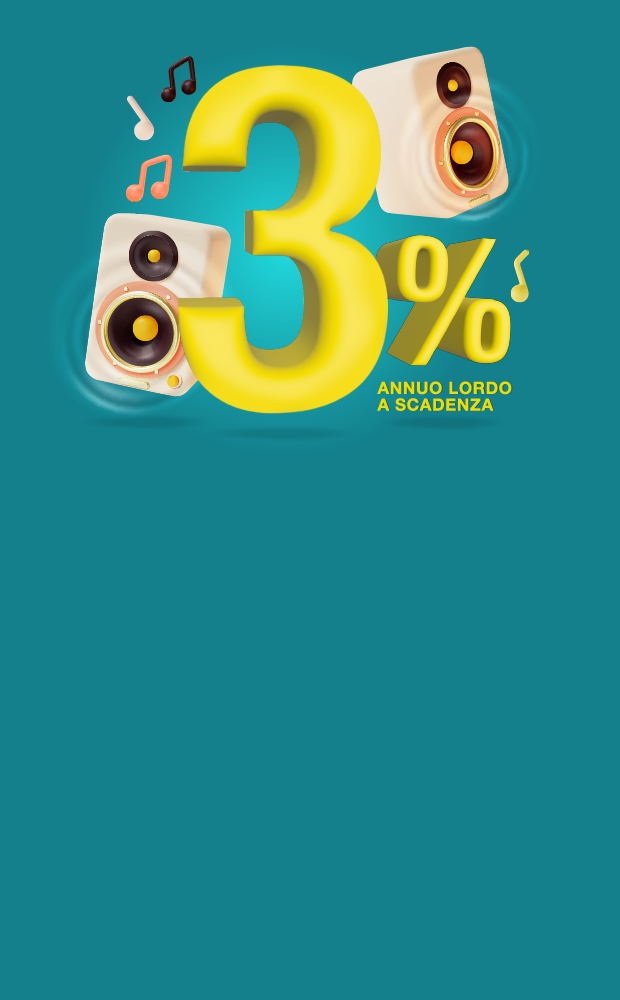 Deposito Supersmart Plus, 3% annuo lordo a scadenza