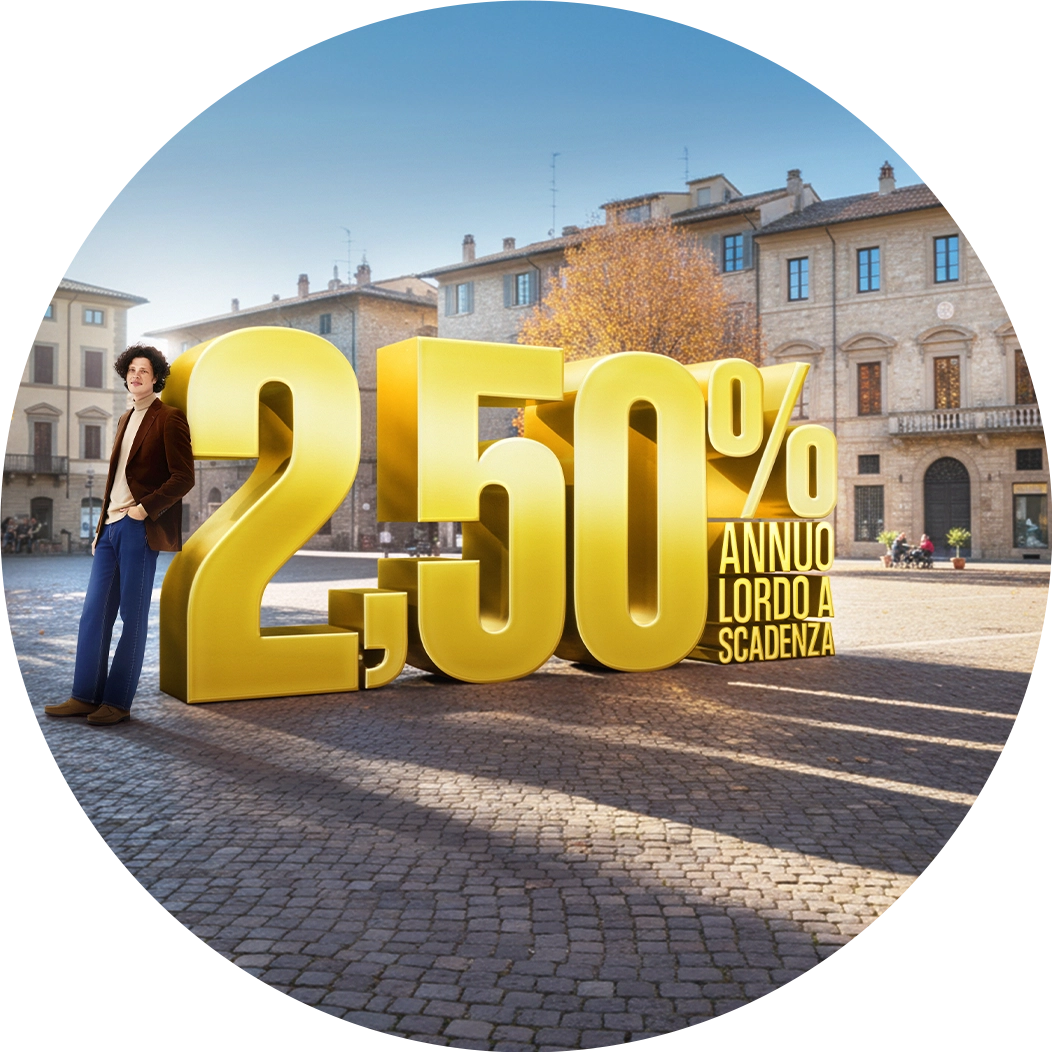 Buono Premium 4 anni, 2,50% annuo lordo a scadenza