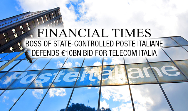CEO Del Fante to the Financial Times: future synergies with Poste and solid growth for TIM
