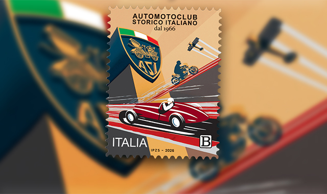Poste: un francobollo dedicato all’Automotoclub Storico Italiano