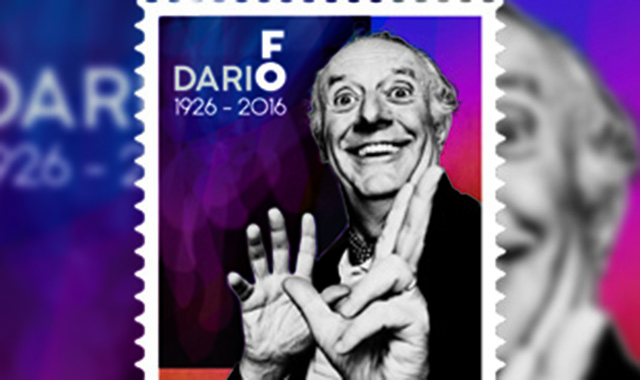 Cent’anni fa nasceva Dario Fo: ecco il francobollo commemorativo