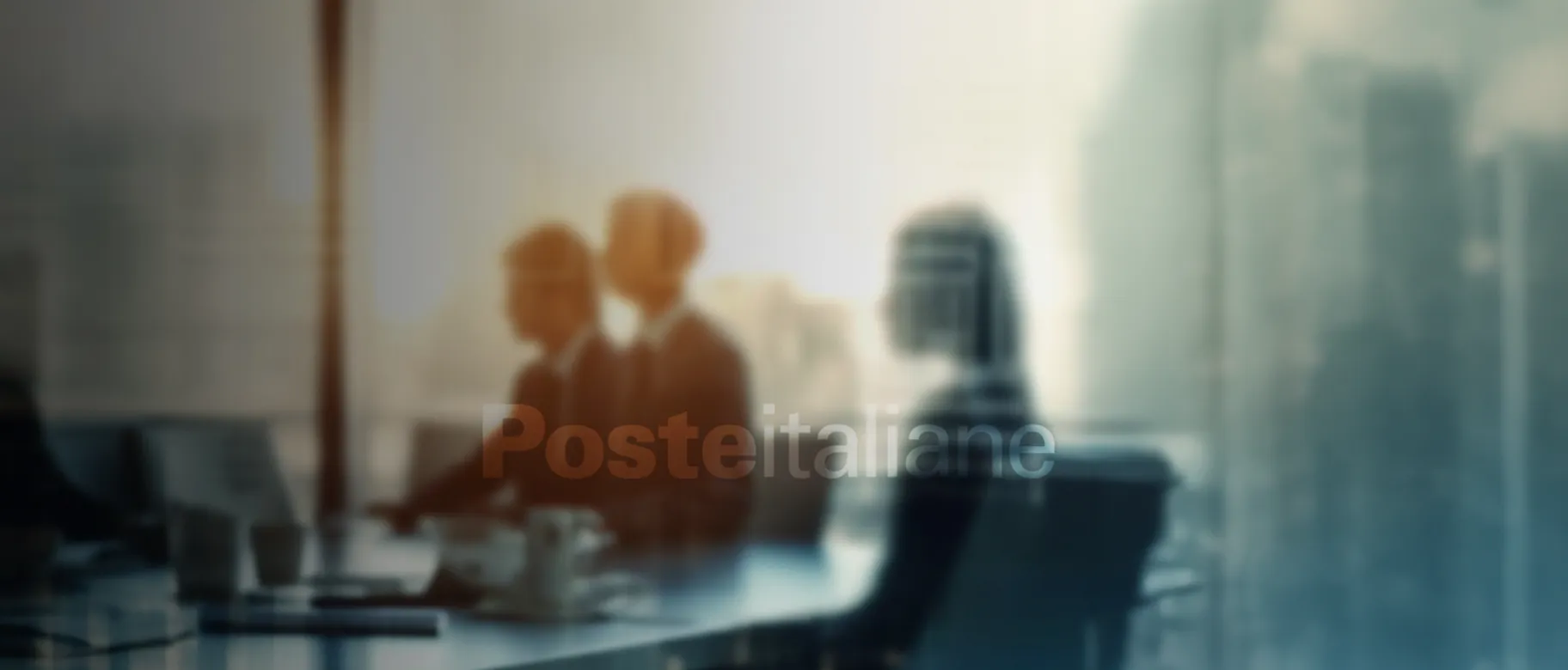 Ombre e logo Poste Italiane