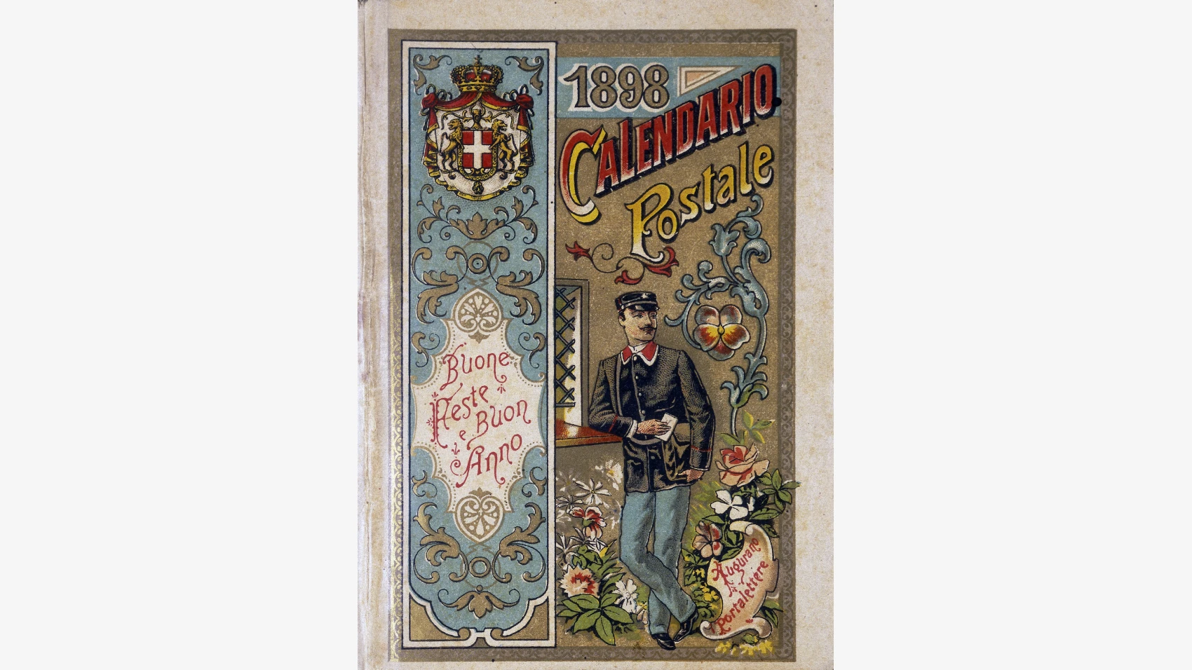 Calendario postale del 1898
