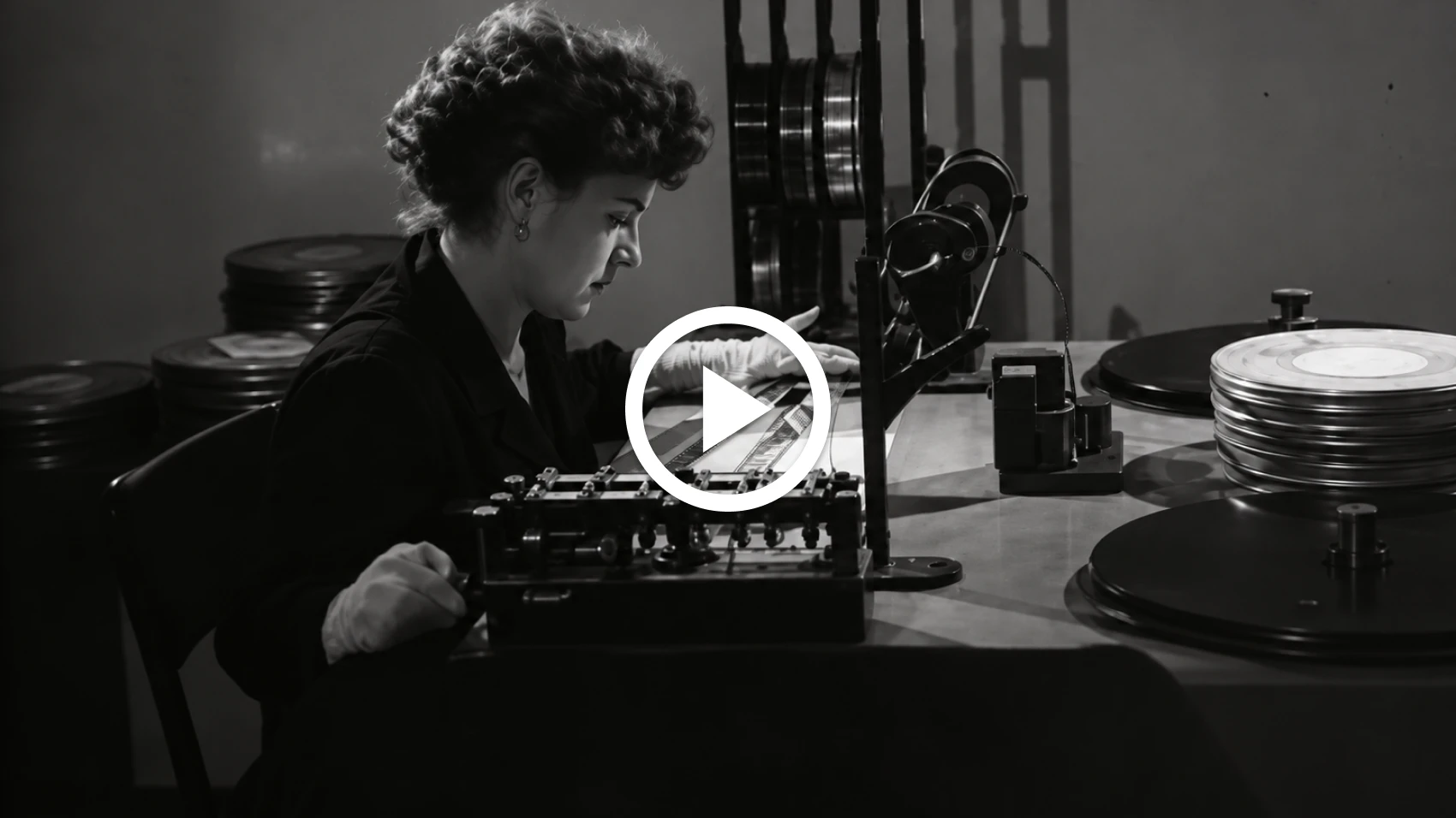 Lavoratrice presso il centro cinematografico