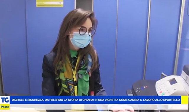 Palermo: l’arte di Chiara per raccontare il lavoro dell’Ufficio Postale