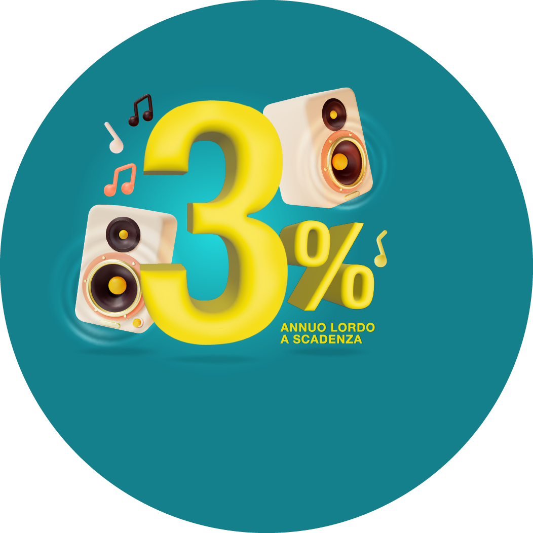 Deposito Supersmart Plus, 3% annuo lordo a scadenza