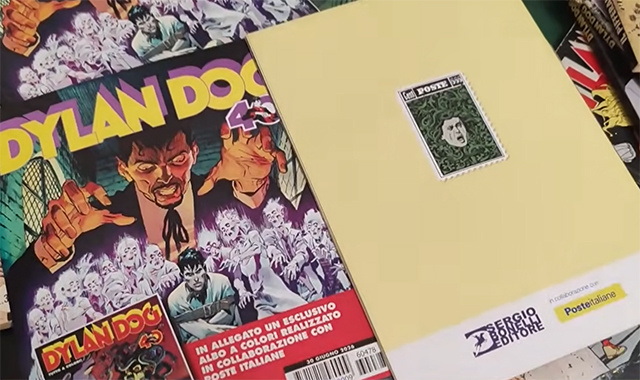 “Il francobollo maledetto”: per Dylan Dog un mistero filatelico nato dalla collaborazione con Poste