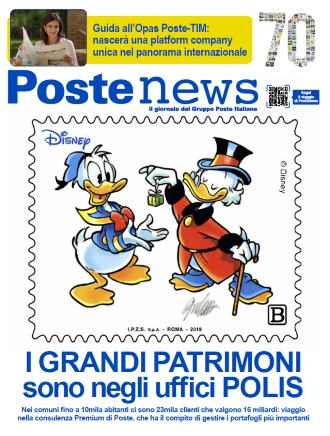 Cover Magazine Postenews edizione 70