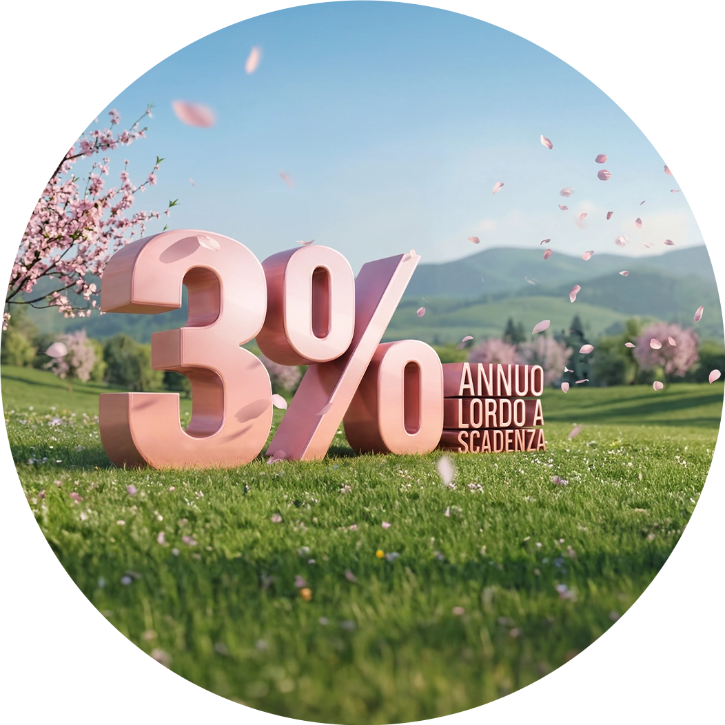 3% annuo lordo a scadenza