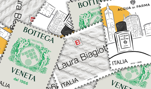 Moda, design e beauty: tre eccellenze italiane omaggiate con un francobollo