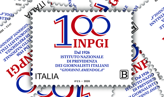Un francobollo celebra i 100 anni dell’INPGI