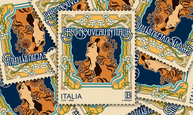 Le eccellenze del patrimonio culturale: un francobollo dedicato all’Art Nouveau in Italia