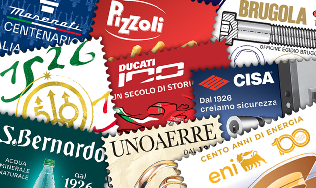 Nove francobolli dedicati alle imprese storiche del Made in Italy