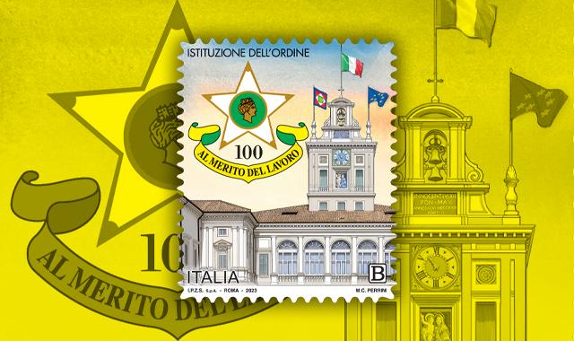 Stelle al Merito del Lavoro: ecco il francobollo per i 100 anni