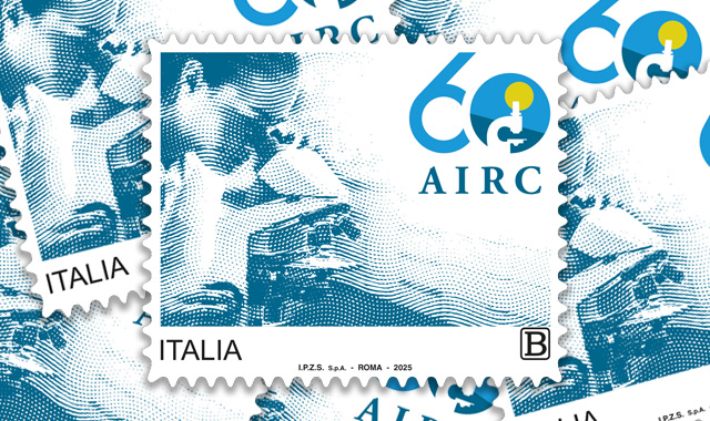 Ricerca sul cancro: un francobollo per i 60 anni della Fondazione AIRC