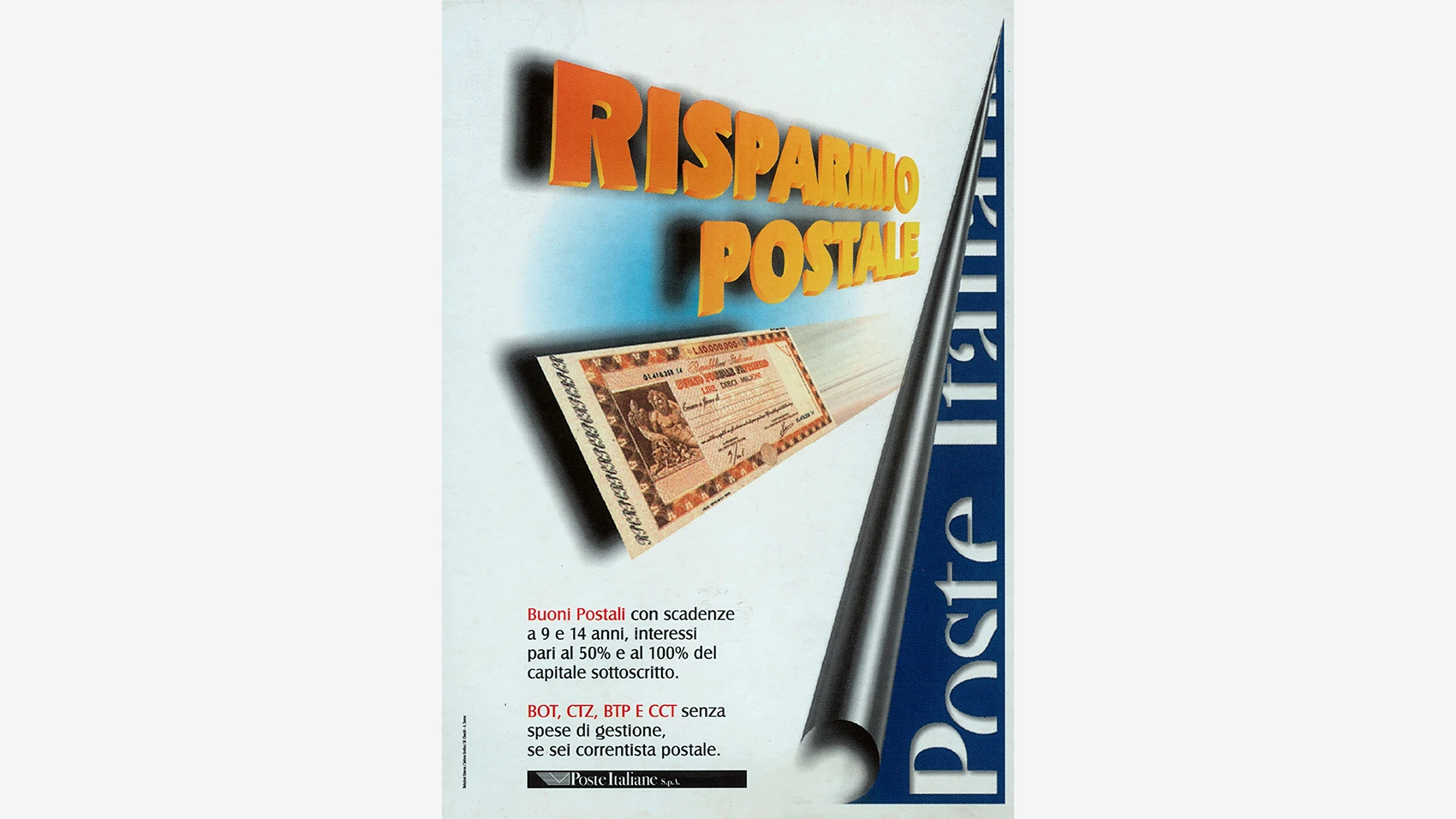 Locandina Buoni di Risparmio Postale