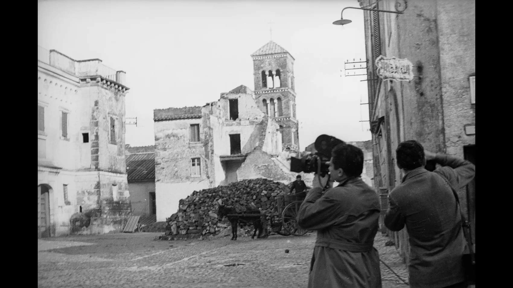 Riprese a Frascati intorno agli anni '60
