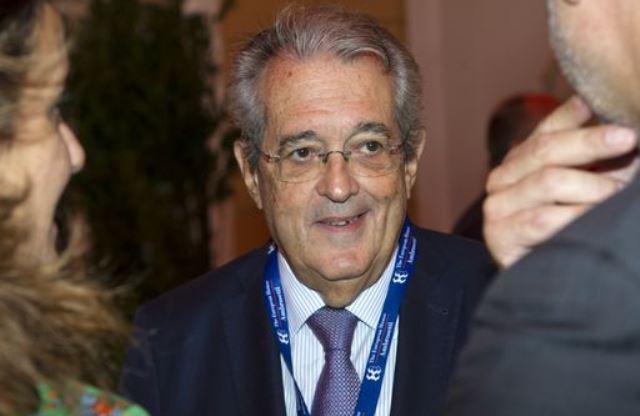 Foto IPP/Felice De Martino  Napoli 24/03/2019  presentazione del libro "Crepe nel sistema" Nella foto: Fabrizio Saccomanni Economista e presidente del consiglio d'amministrazione di UniCredit Italy Photo Press World Copyright