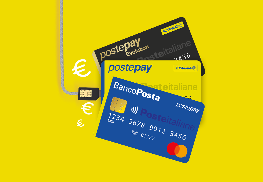 3 carte di credito a ventaglio