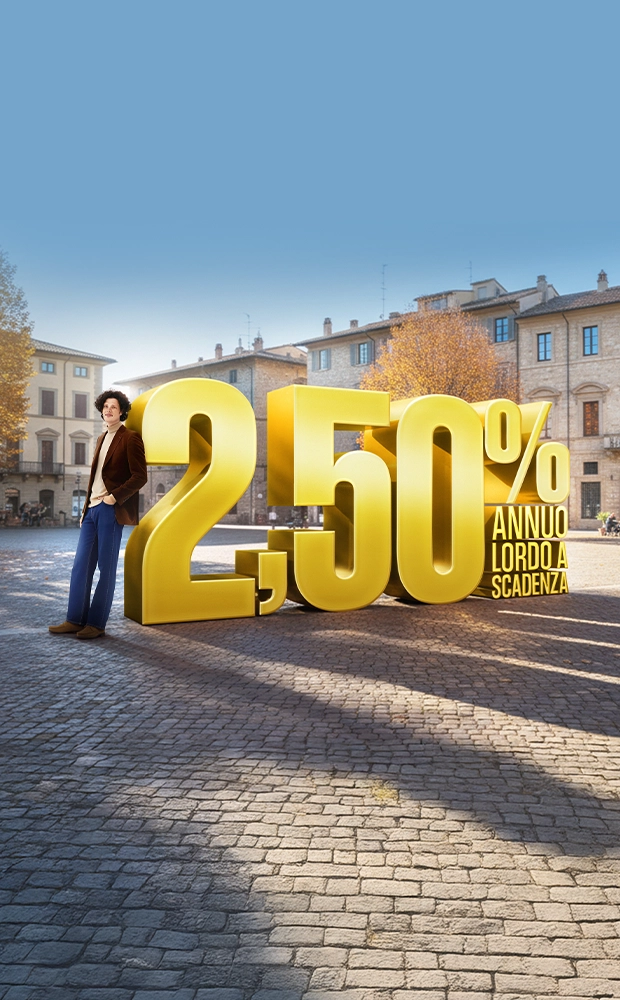 Buono Premium 4 anni, 2,50% annuo lordo a scadenza