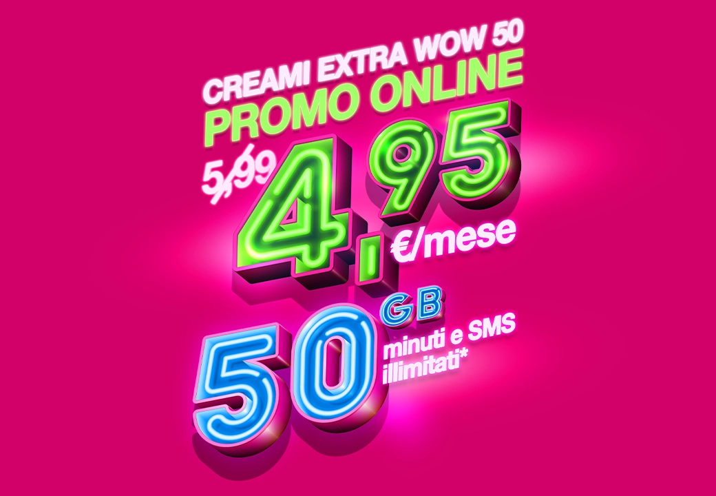 prezzi fluo su sfondo fucsia