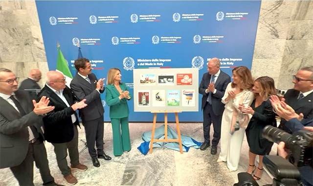 Sette francobolli per celebrare le imprese del made in Italy