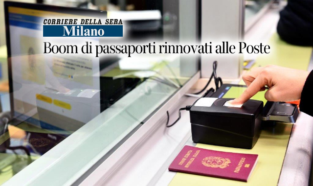Corriere della Sera: a Milano boom di passaporti negli uffici postali