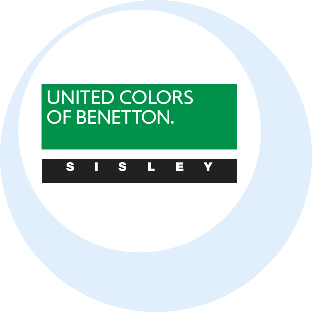 Immagine con i due loghi United Colors of Benetton e Sisley